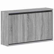 Wandgemonteerde schoenkast 71x17x43 cm grijs sonoma bewerkt hout