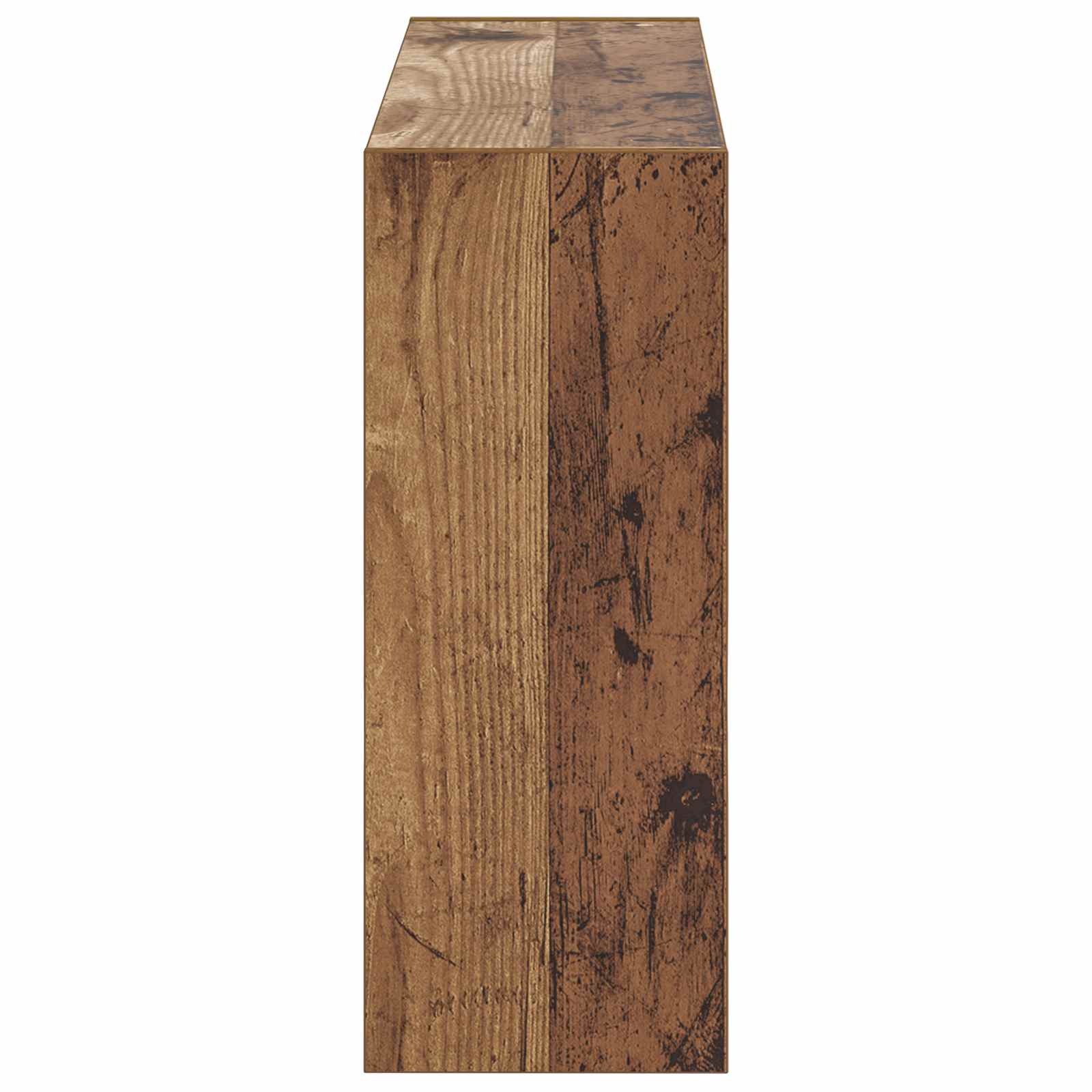 Wandgemonteerde Schoenkast ARNHEM 71 x 17 x 43 cm Bewerkt hout