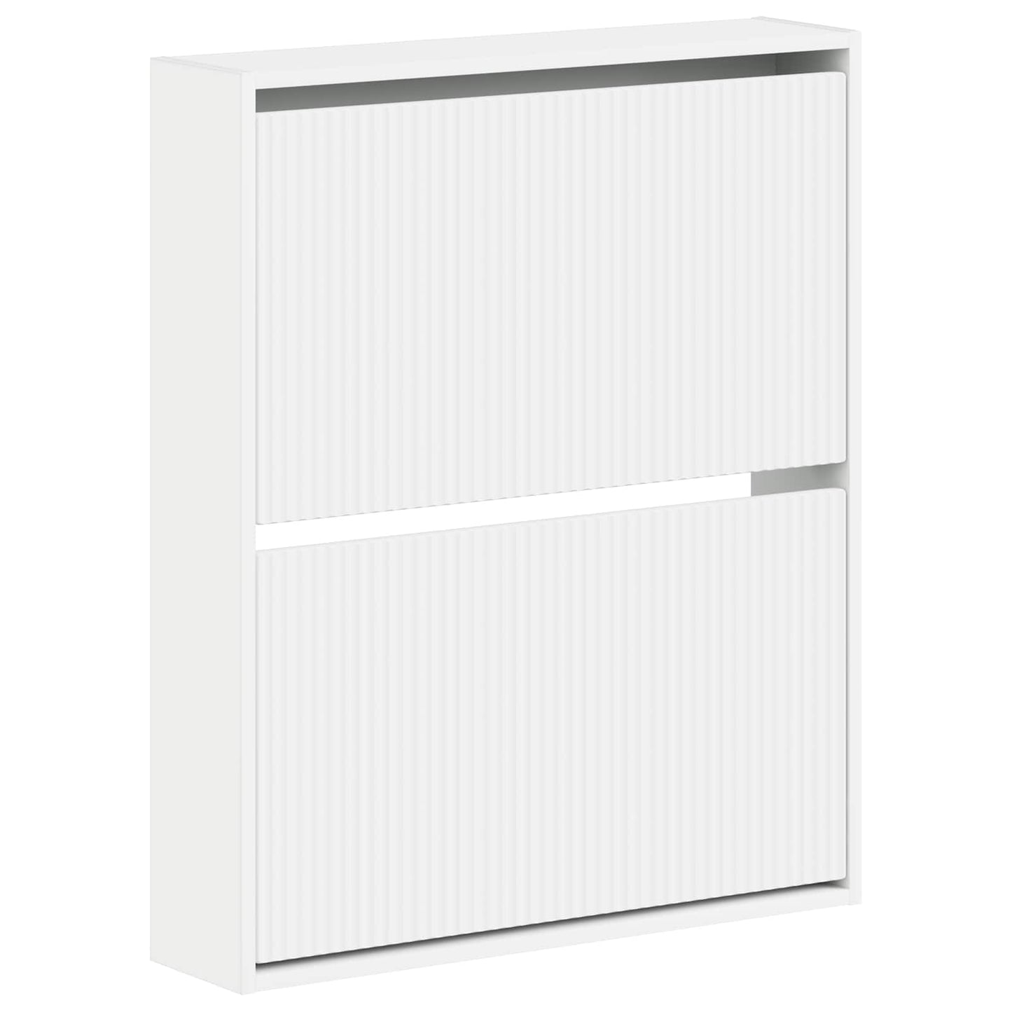 Wandgemonteerde Schoenkast ARNHEM 71 x 17 x 86 cm Bewerkt hout