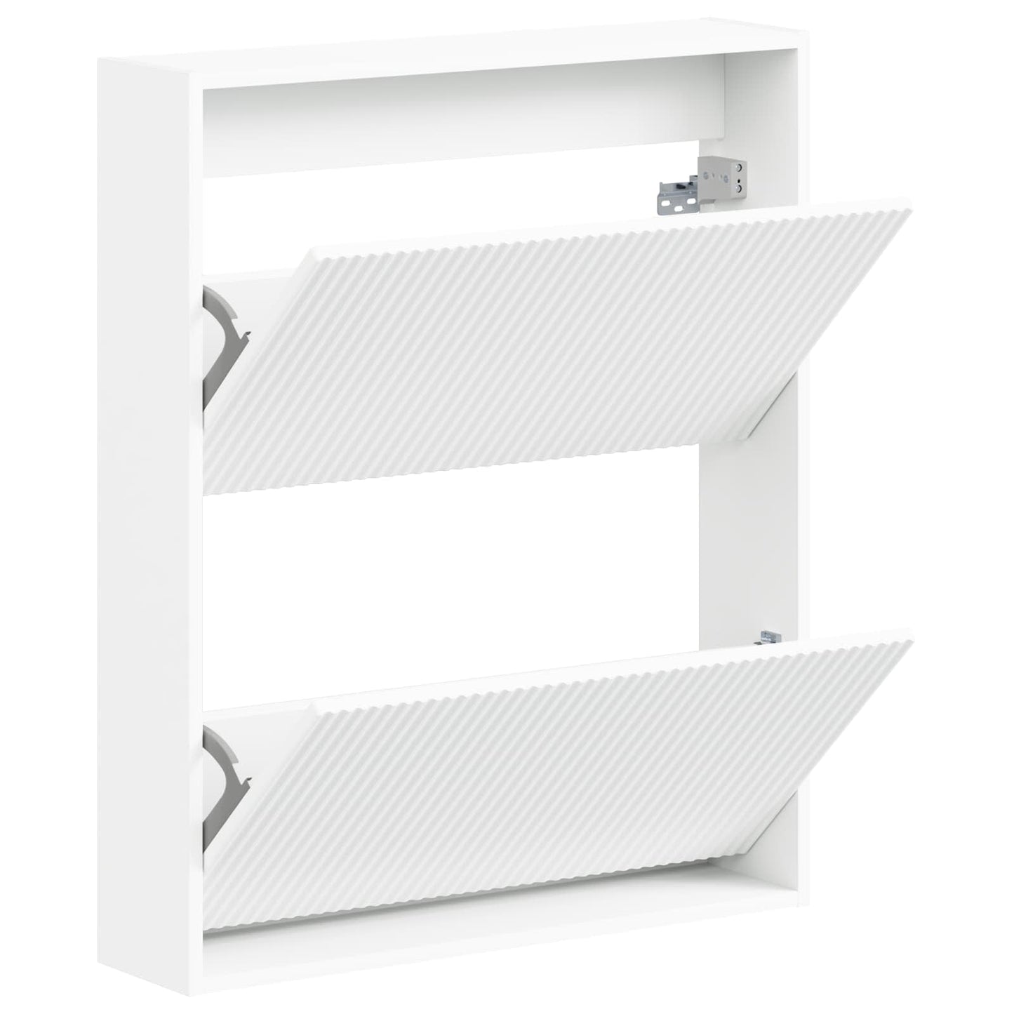 Wandgemonteerde Schoenkast ARNHEM 71 x 17 x 86 cm Bewerkt hout