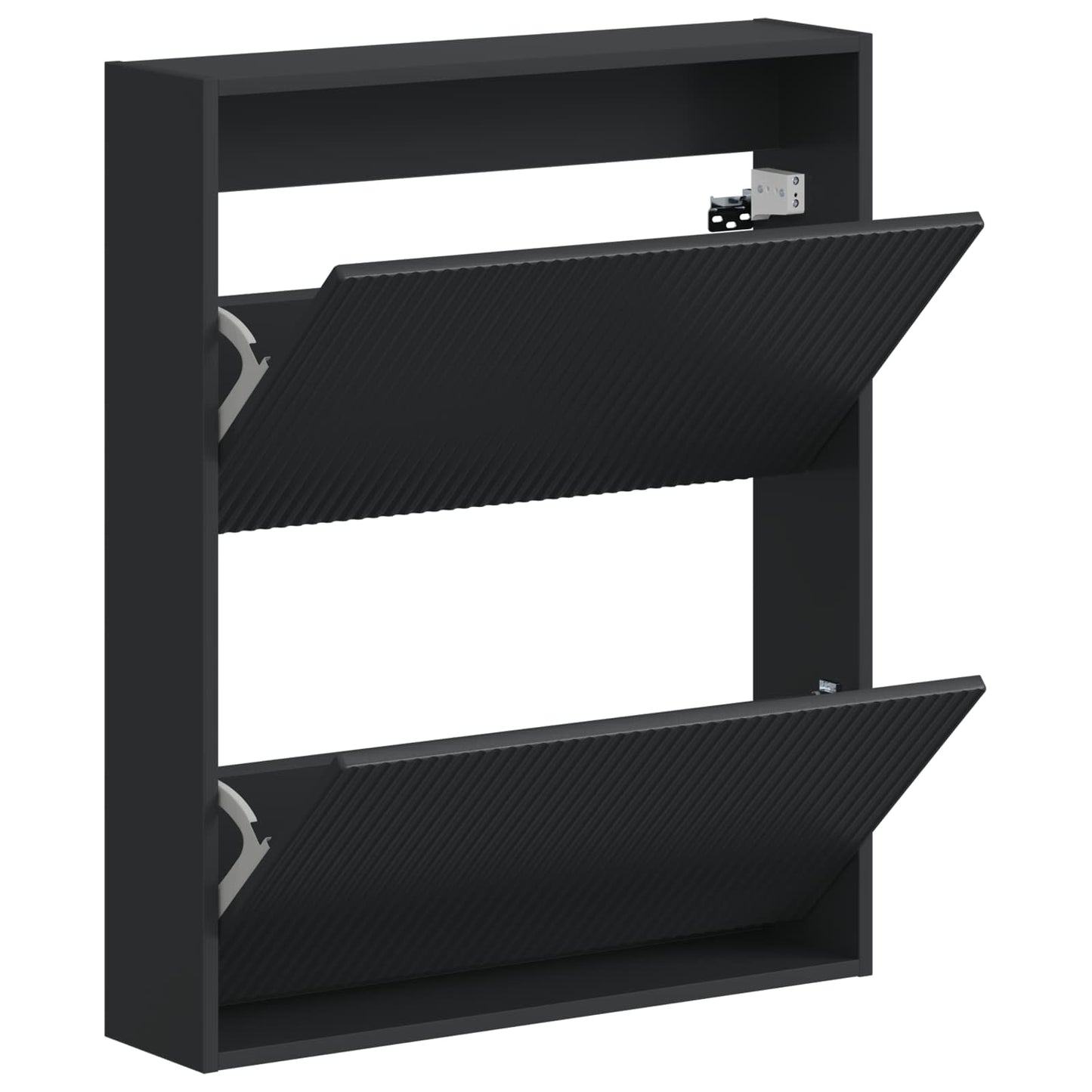 Wandgemonteerde Schoenkast ARNHEM 71 x 17 x 86 cm Bewerkt hout