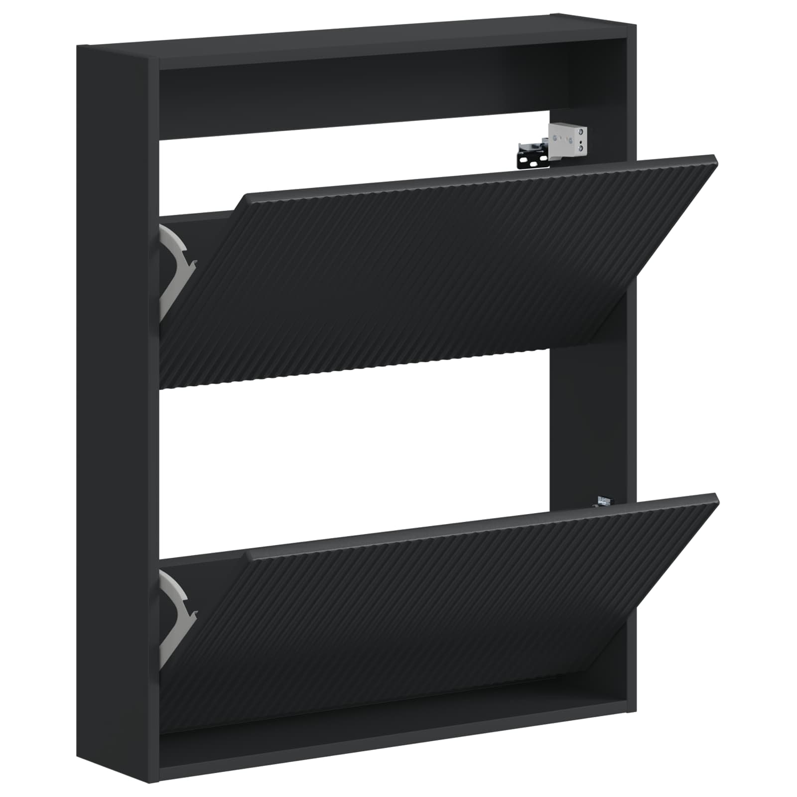 Wandgemonteerde Schoenkast ARNHEM 71 x 17 x 86 cm Bewerkt hout