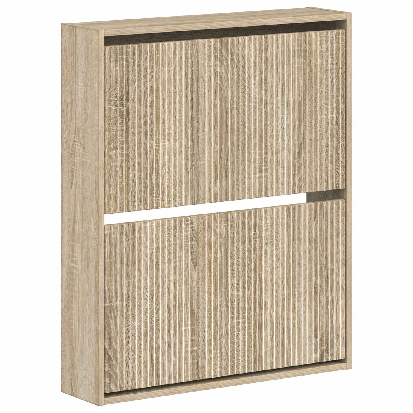Wandgemonteerde Schoenkast ARNHEM 71 x 17 x 86 cm Bewerkt hout