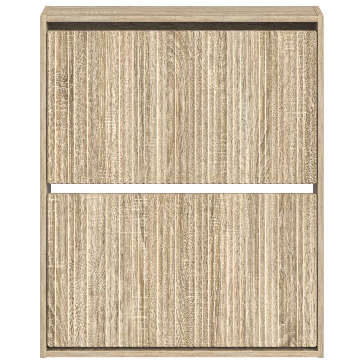 Wandgemonteerde Schoenkast ARNHEM 71 x 17 x 86 cm Bewerkt hout