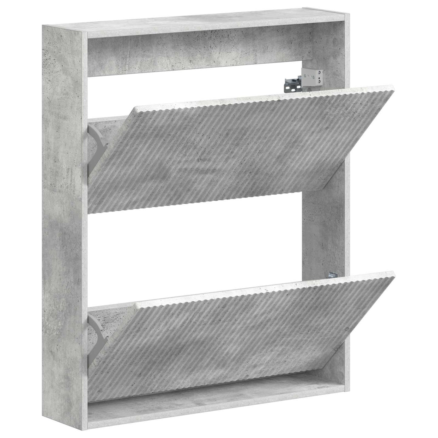 Wandgemonteerde Schoenkast ARNHEM 71 x 17 x 86 cm Bewerkt hout