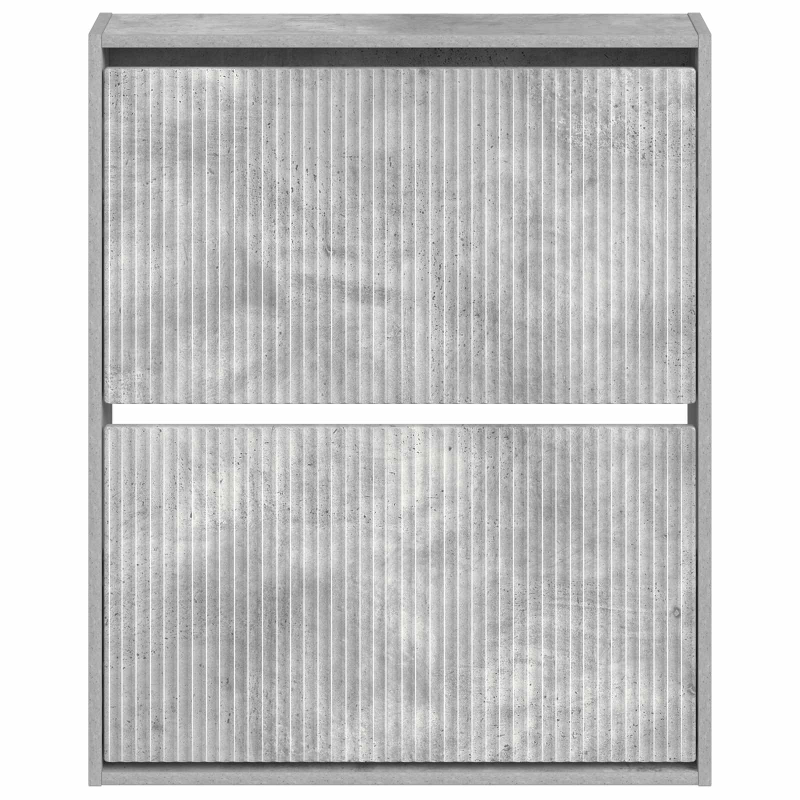 Wandgemonteerde Schoenkast ARNHEM 71 x 17 x 86 cm Bewerkt hout