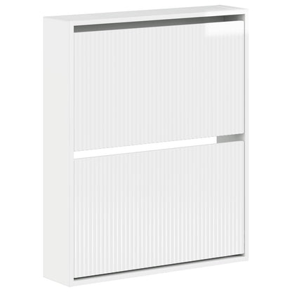 Wandgemonteerde Schoenkast ARNHEM 71 x 17 x 86 cm Bewerkt hout
