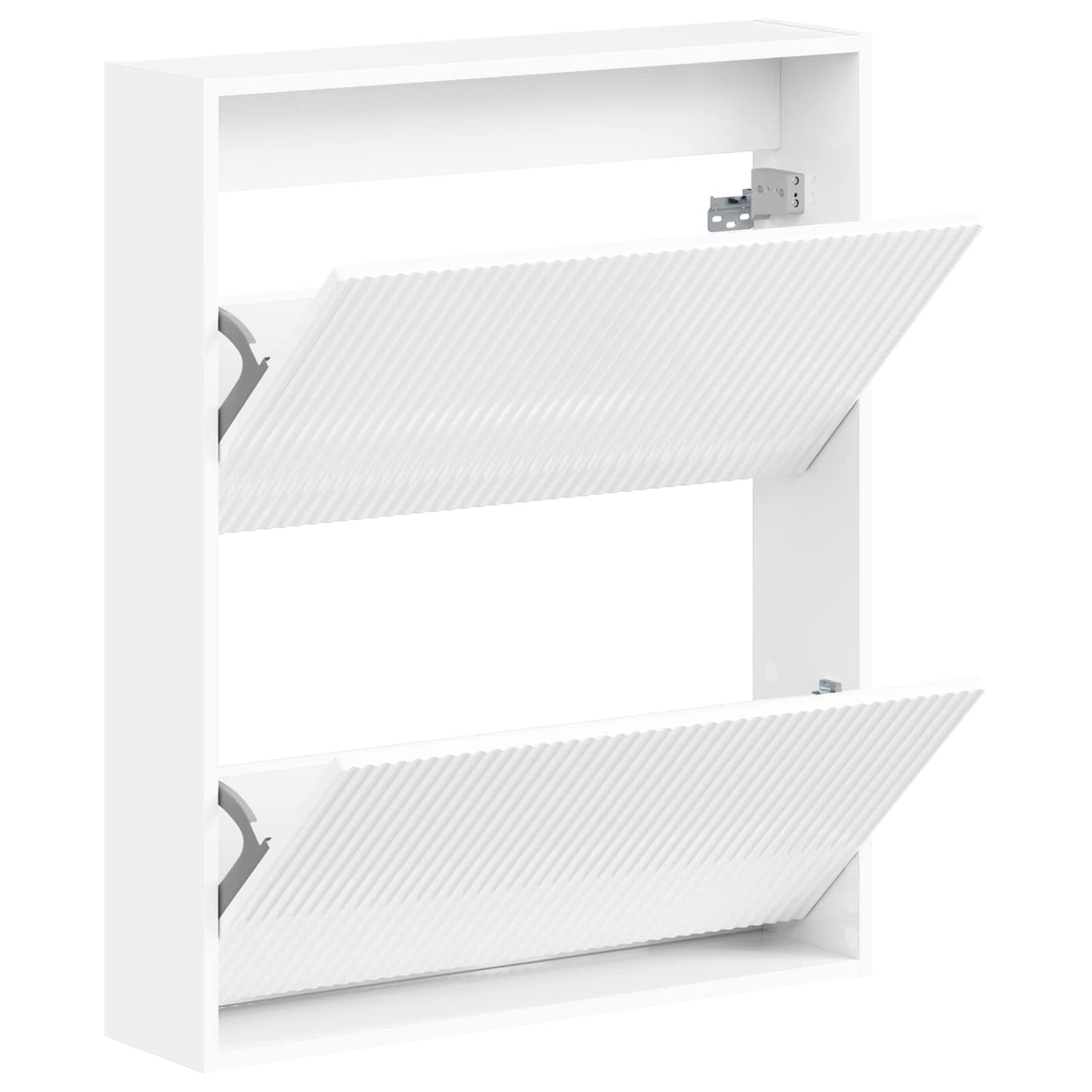 Wandgemonteerde Schoenkast ARNHEM 71 x 17 x 86 cm Bewerkt hout