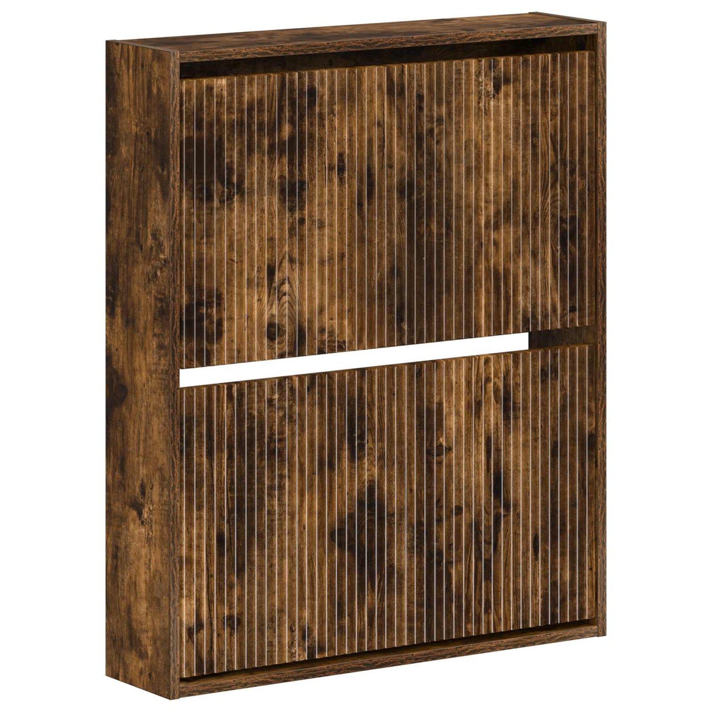 Wandgemonteerde Schoenkast ARNHEM 71 x 17 x 86 cm Bewerkt hout
