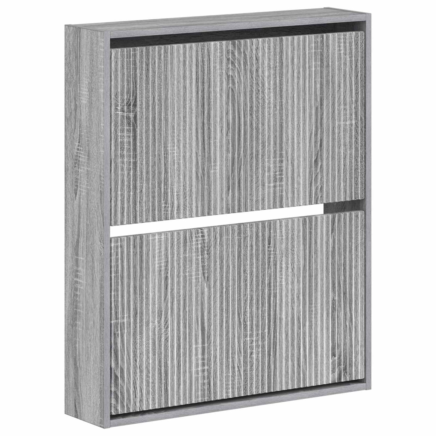 Wandgemonteerde Schoenkast ARNHEM 71 x 17 x 86 cm Bewerkt hout