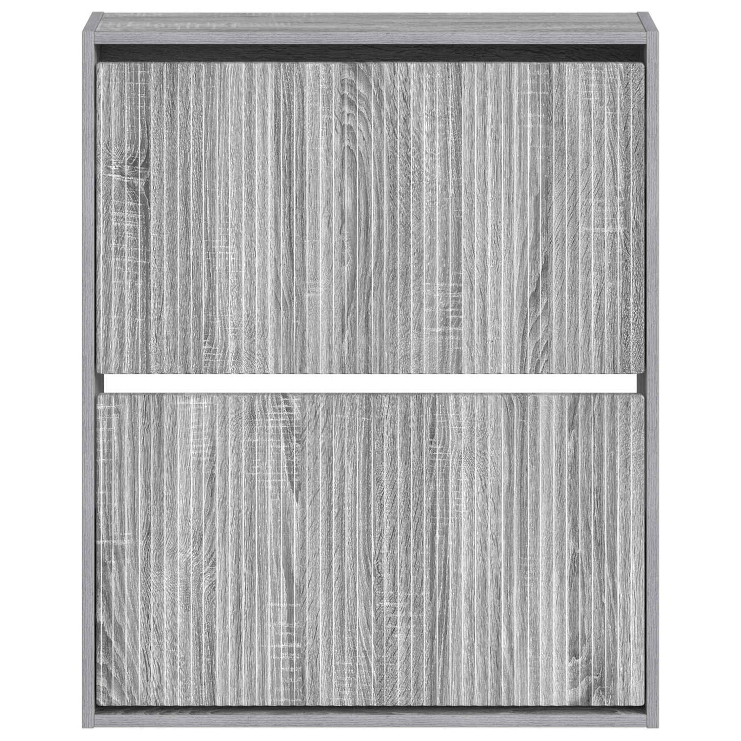 Wandgemonteerde Schoenkast ARNHEM 71 x 17 x 86 cm Bewerkt hout