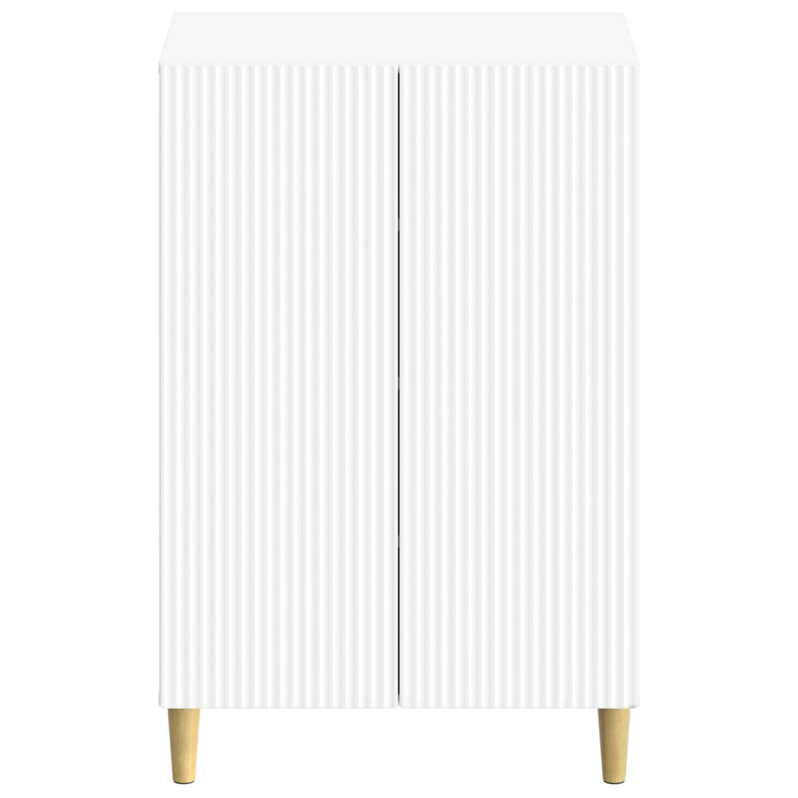 Schoenenkast ARNHEM 59,5 x 39,5 x 90 cm Bewerkt hout Wit
