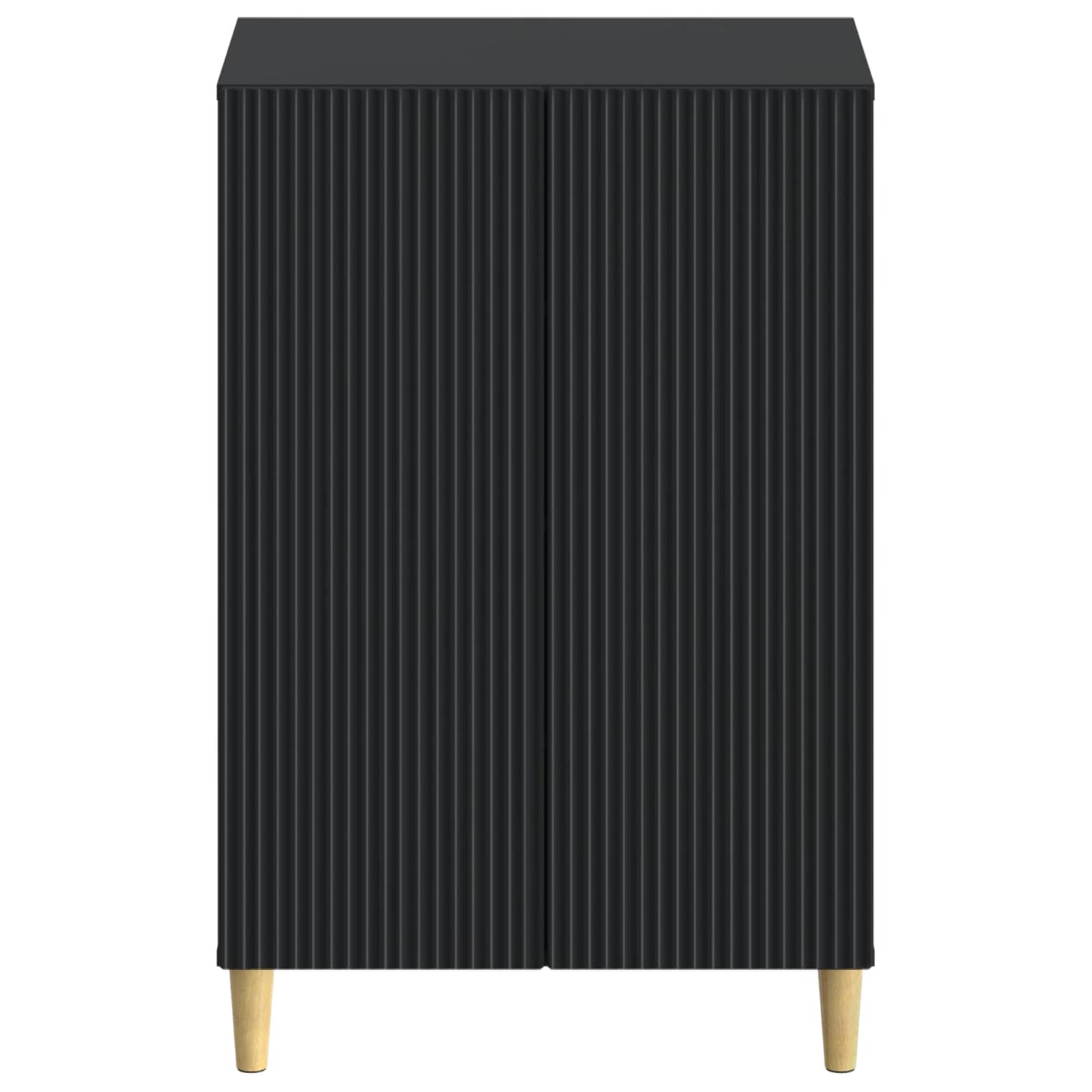 Schoenenkast ARNHEM 59,5 x 39,5 x 90 cm Bewerkt hout Zwart