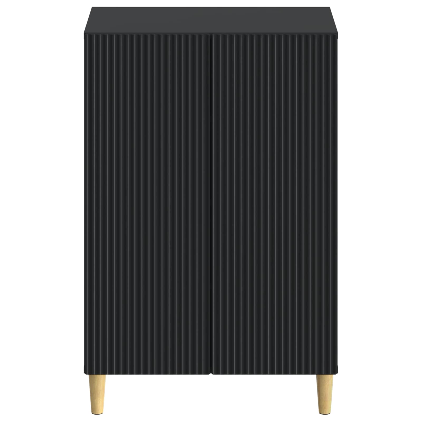 Schoenenkast ARNHEM 59,5 x 39,5 x 90 cm Bewerkt hout Zwart