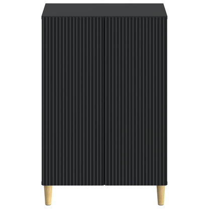 Schoenenkast ARNHEM 59,5 x 39,5 x 90 cm Bewerkt hout Zwart