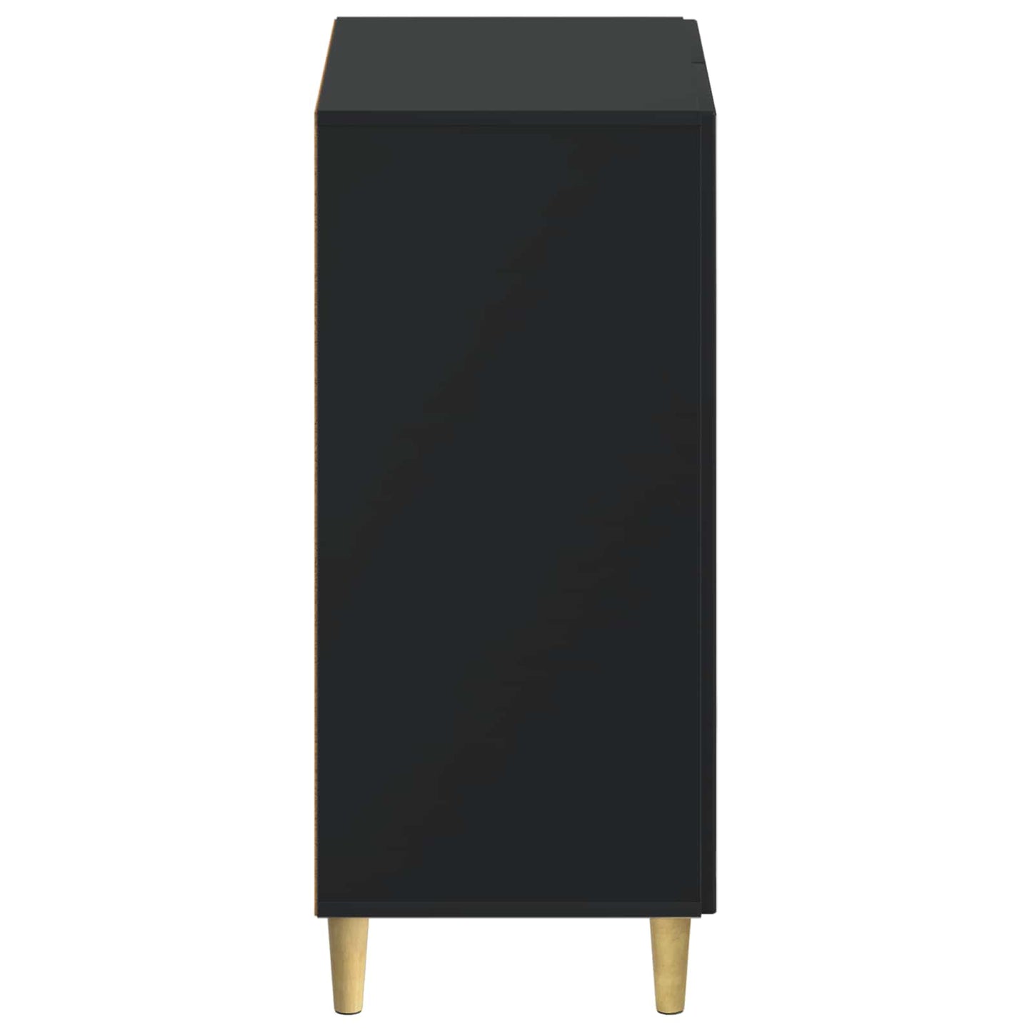 Schoenenkast ARNHEM 59,5 x 39,5 x 90 cm Bewerkt hout Zwart