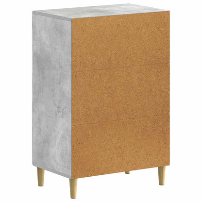 Schoenenkast ARNHEM 59,5 x 39,5 x 90 cm Bewerkt hout Betongrijs