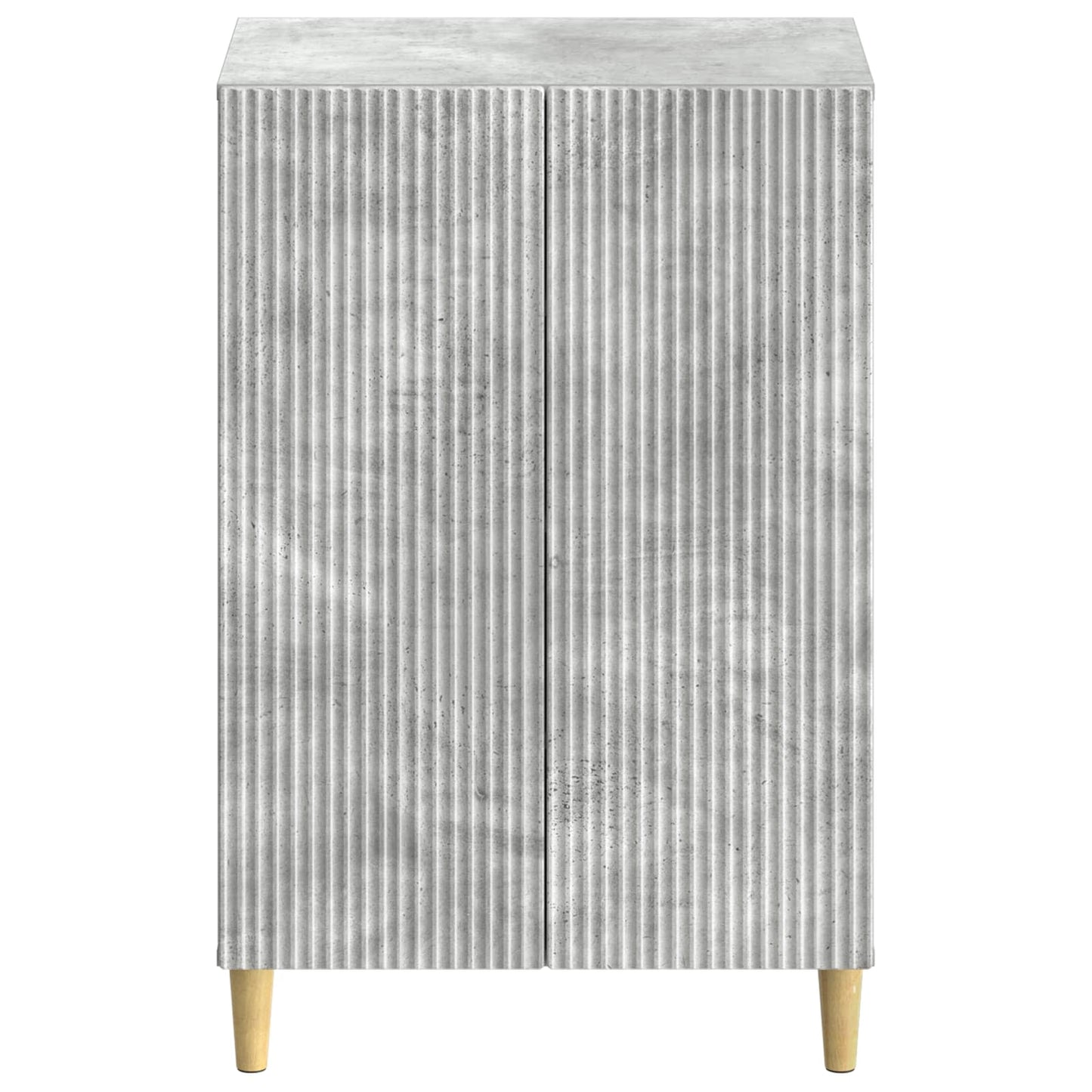 Schoenenkast ARNHEM 59,5 x 39,5 x 90 cm Bewerkt hout Betongrijs