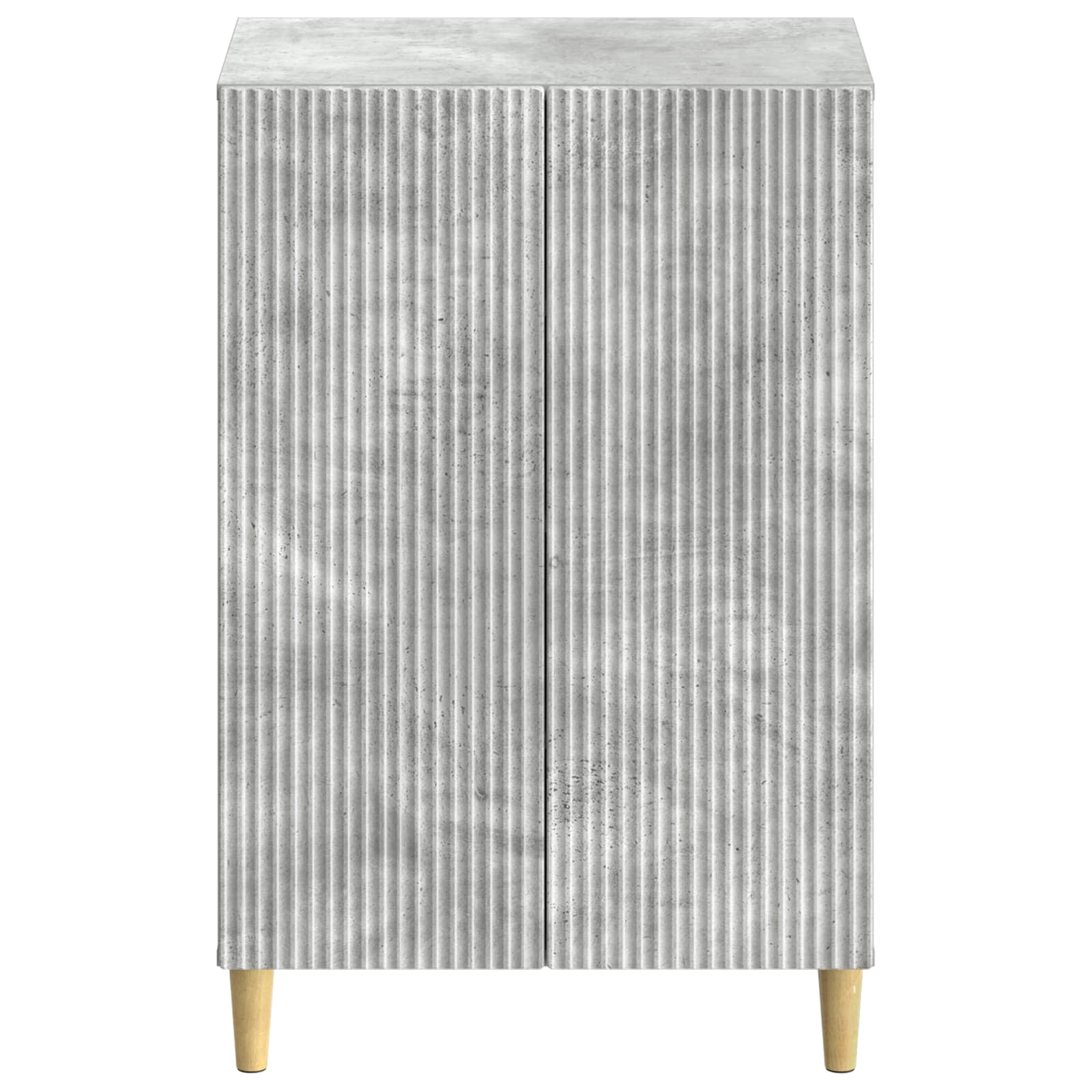 Schoenenkast ARNHEM 59,5 x 39,5 x 90 cm Bewerkt hout Betongrijs