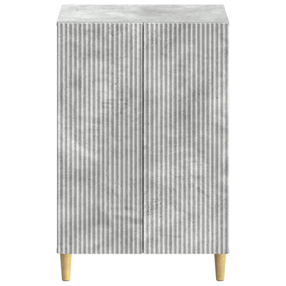Schoenenkast ARNHEM 59,5 x 39,5 x 90 cm Bewerkt hout Betongrijs