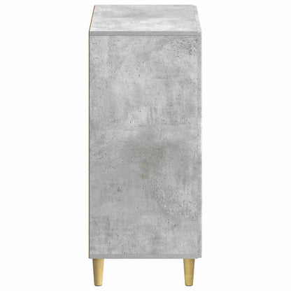 Schoenenkast ARNHEM 59,5 x 39,5 x 90 cm Bewerkt hout Betongrijs