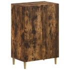Schoenenkast 59,5x39,5x90 cm bewerkt hout gerookt eiken