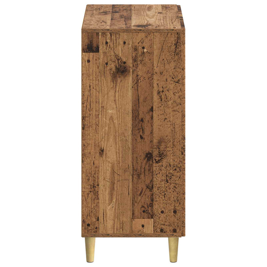 Schoenenkast ARNHEM 59,5 x 39,5 x 90 cm Bewerkt hout Oud hout