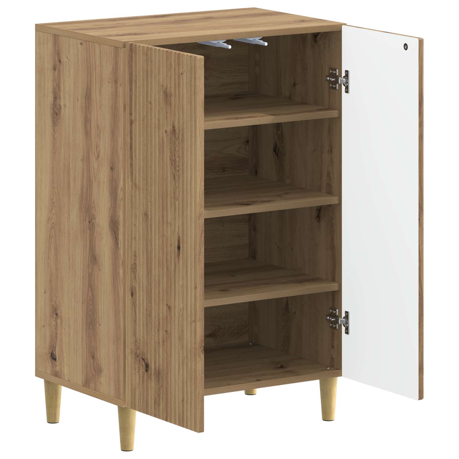 Schoenenkast ARNHEM 59,5 x 39,5 x 90 cm Bewerkt hout