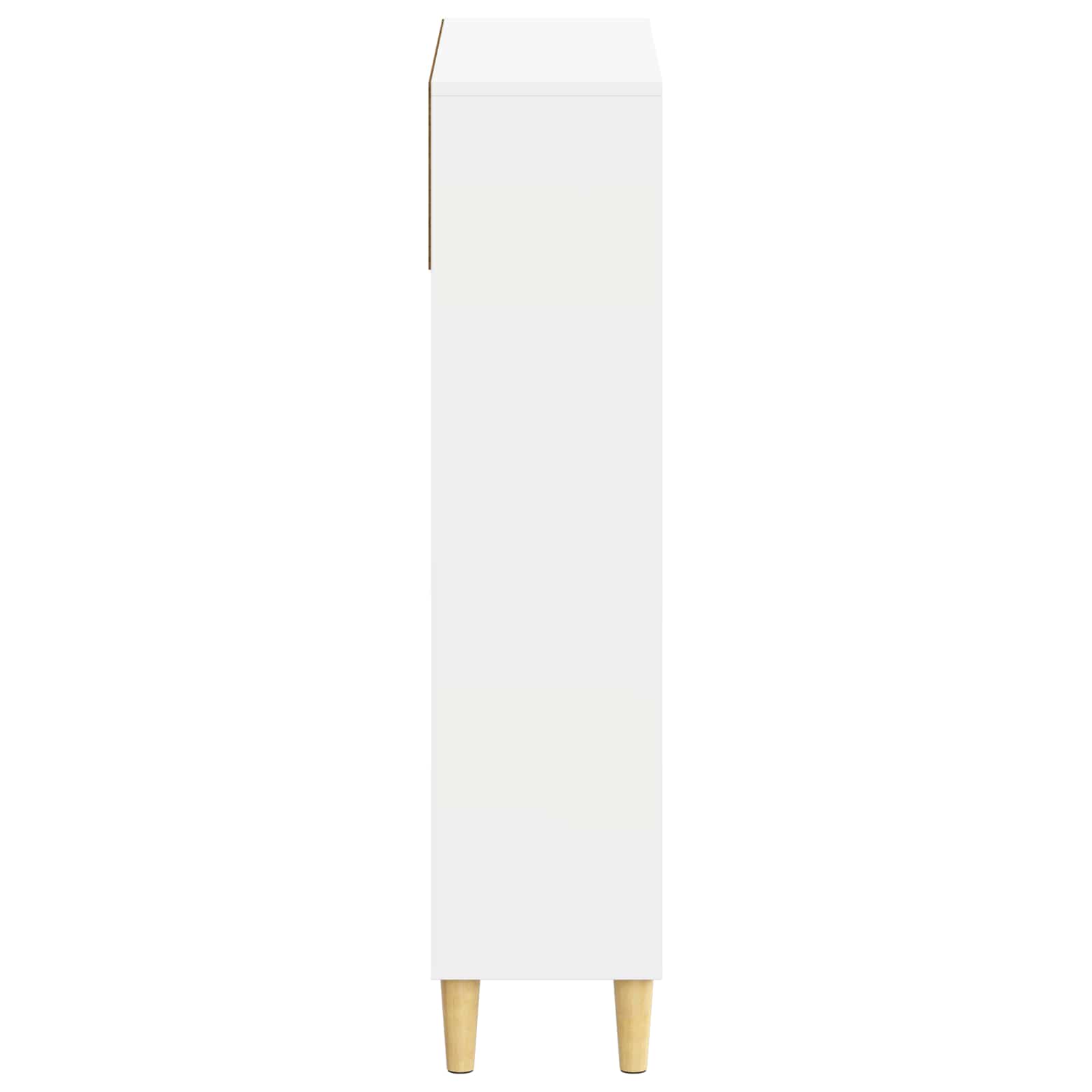 Schoenenkast ARNHEM 78 x 24 x 103 cm Bewerkt hout Wit
