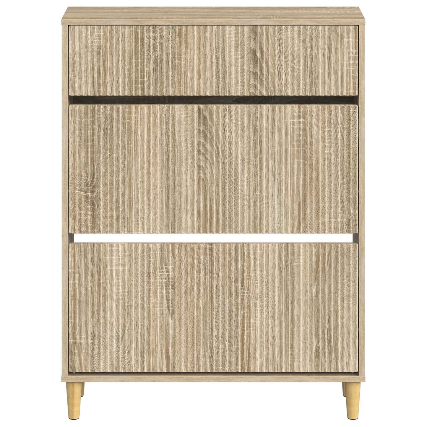 Schoenenkast ARNHEM 78 x 24 x 103 cm Bewerkt hout Sonoma Eiken