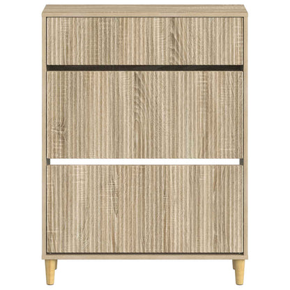 Schoenenkast ARNHEM 78 x 24 x 103 cm Bewerkt hout Sonoma Eiken