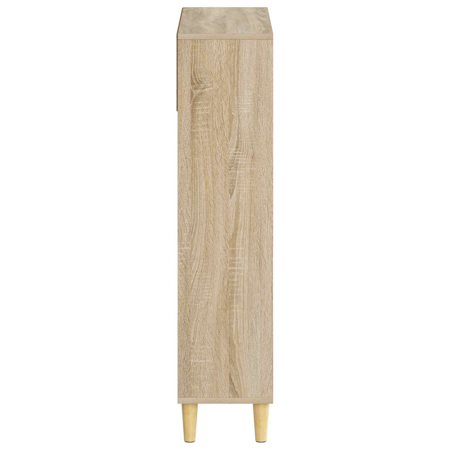 Schoenenkast ARNHEM 78 x 24 x 103 cm Bewerkt hout Sonoma Eiken