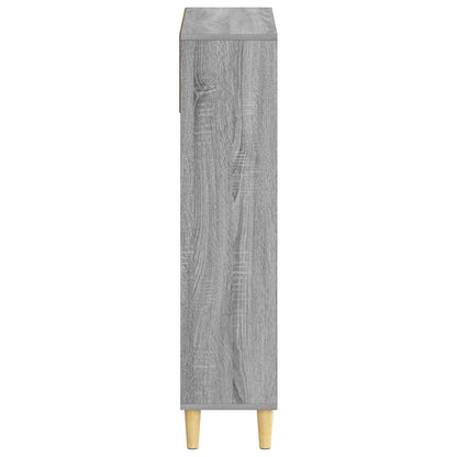 Schoenenkast ARNHEM 78 x 24 x 103 cm Bewerkt hout Grijs Sonoma