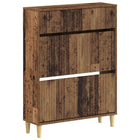 Schoenenkast ARNHEM 78 x 24 x 103 cm Bewerkt hout Oud hout