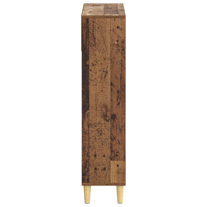 Schoenenkast ARNHEM 78 x 24 x 103 cm Bewerkt hout Oud hout