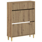 Schoenenkast 78x24x103 cm bewerkt hout