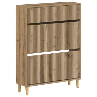 Schoenenkast ARNHEM 78 x 24 x 103 cm Bewerkt hout