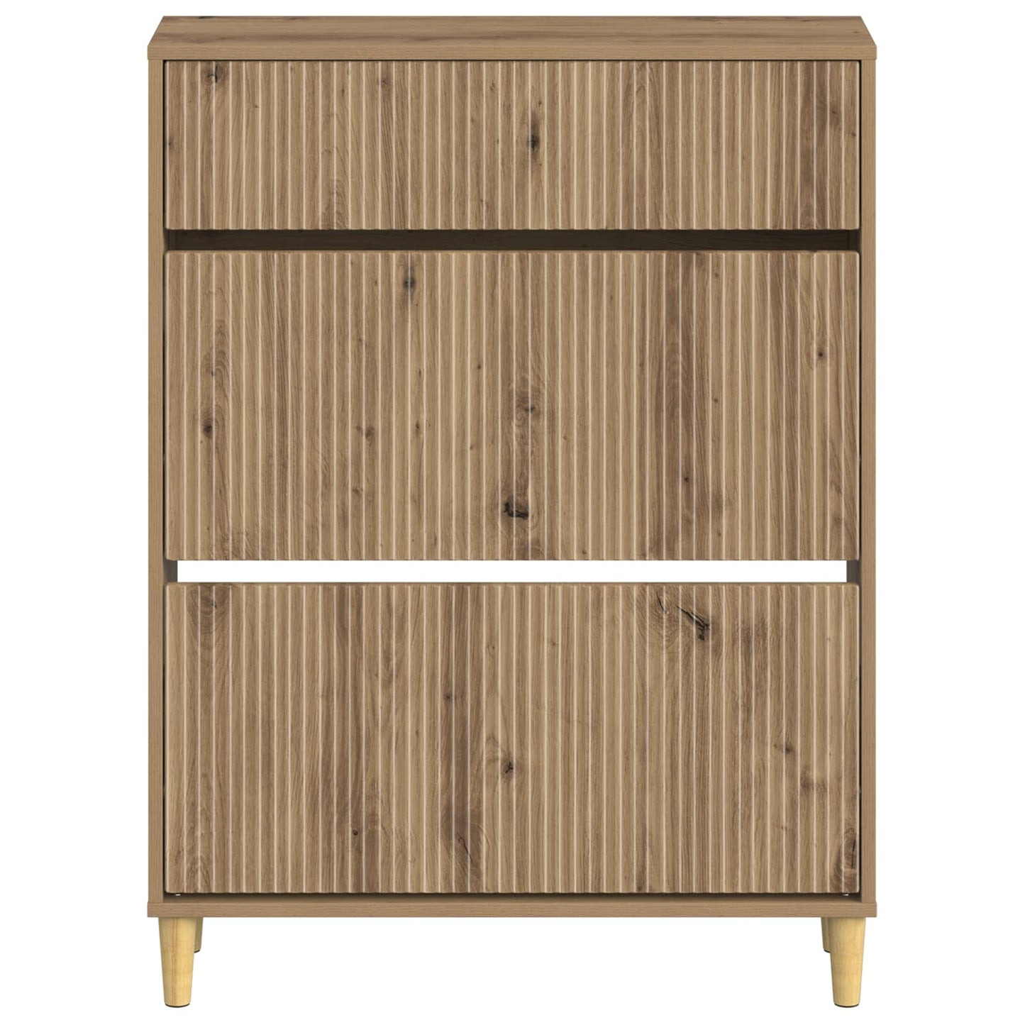 Schoenenkast ARNHEM 78 x 24 x 103 cm Bewerkt hout