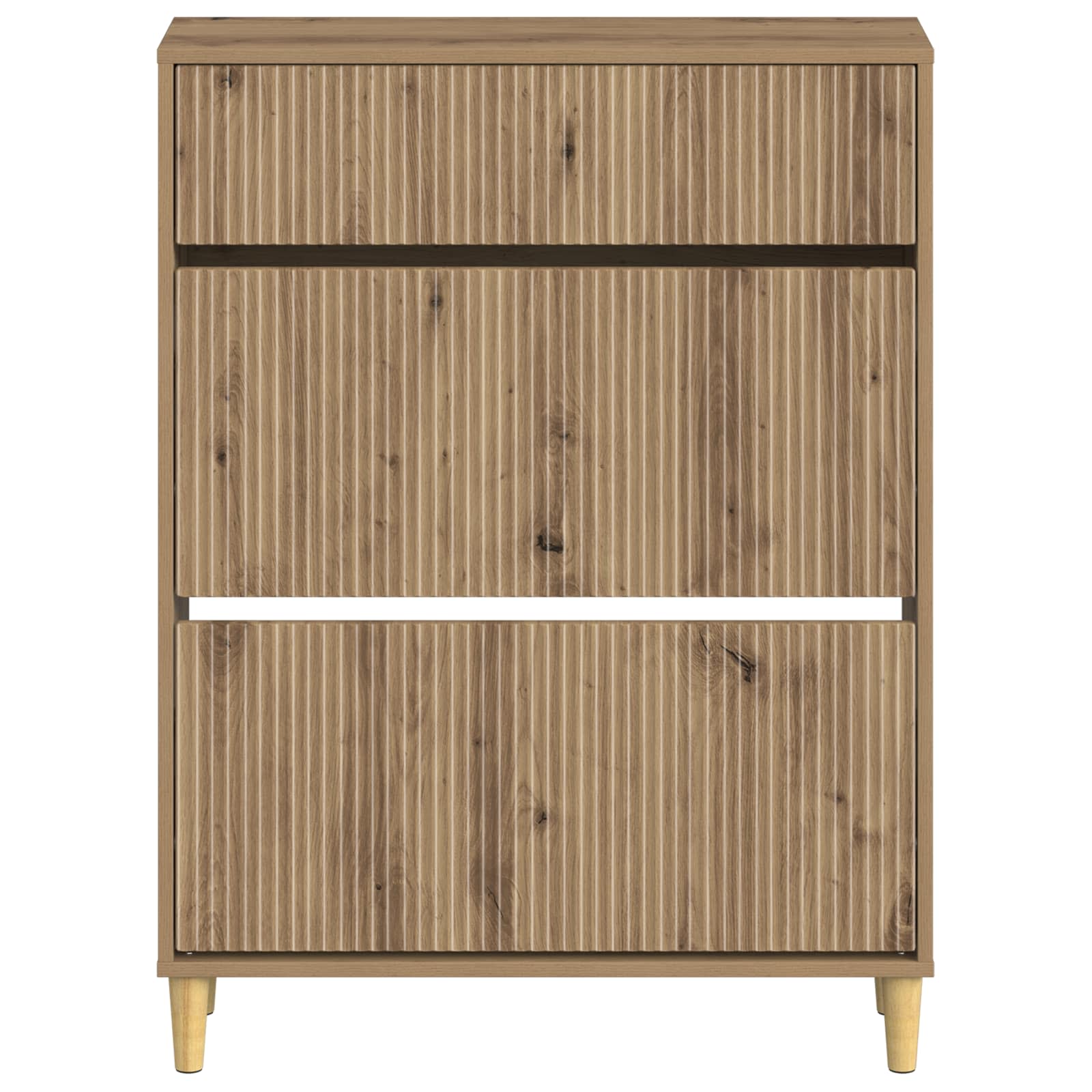 Schoenenkast ARNHEM 78 x 24 x 103 cm Bewerkt hout