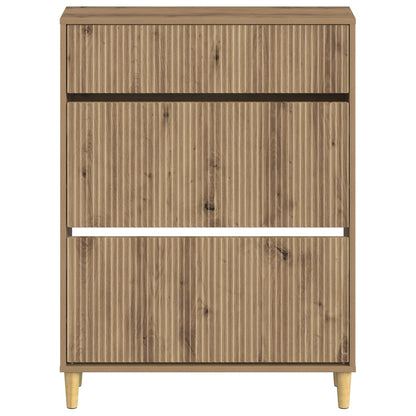 Schoenenkast ARNHEM 78 x 24 x 103 cm Bewerkt hout