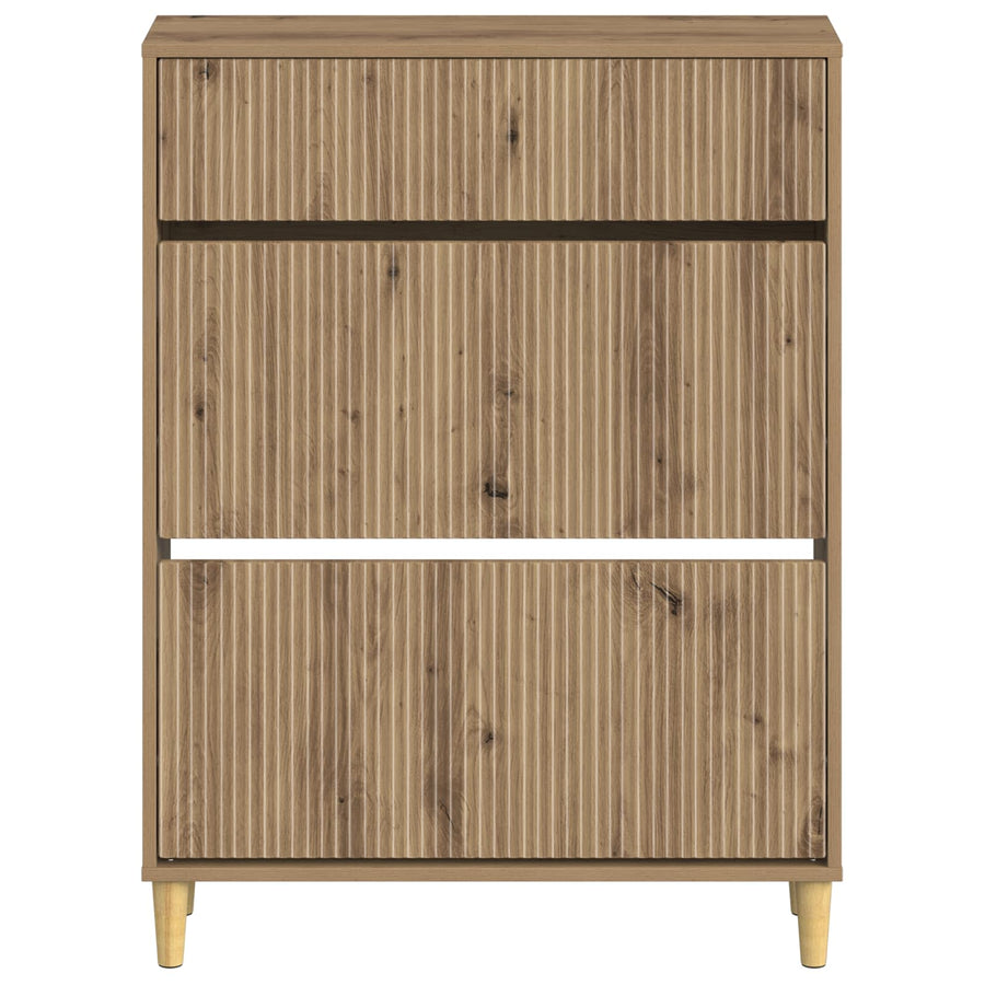 Schoenenkast ARNHEM 78 x 24 x 103 cm Bewerkt hout