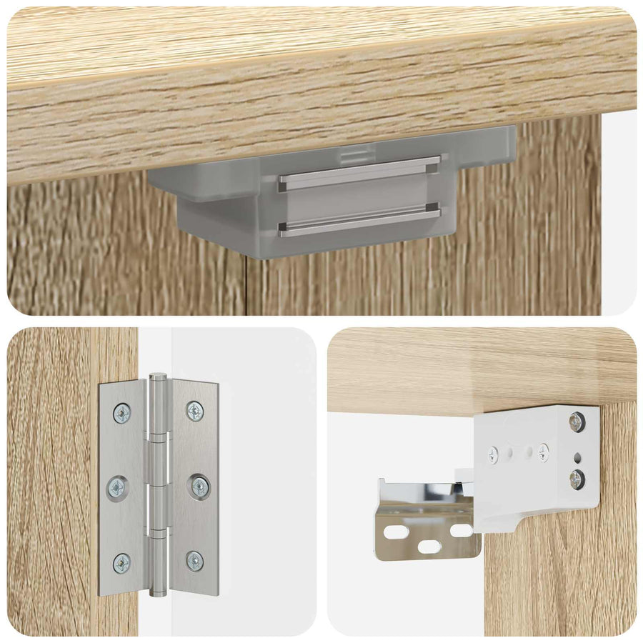 Dartbord Kabinet ARNHEM Sonoma Eiken 52,5 x 10,5 x 53,5 cm