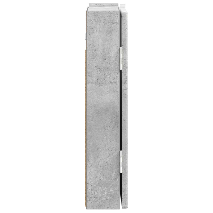 Dartbord Kabinet ARNHEM Betongrijs 52,5 x 10,5 x 53,5 cm