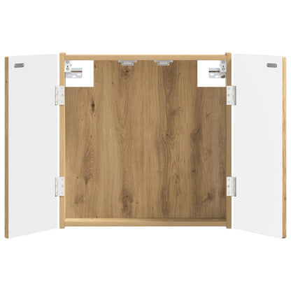 Dartbord Kabinet ARNHEM Artisanaal eiken 52,5 x 10,5 x 53,5 cm