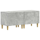 Tv-meubel betongrijs bewerkt hout 49x35x43 cm