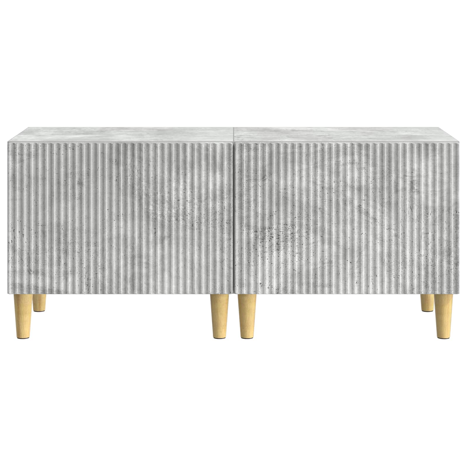 Tv-meubel Betongrijs Bewerkt hout