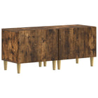 Tv-meubel gerookt eiken 49x35x43 cm bewerkt hout