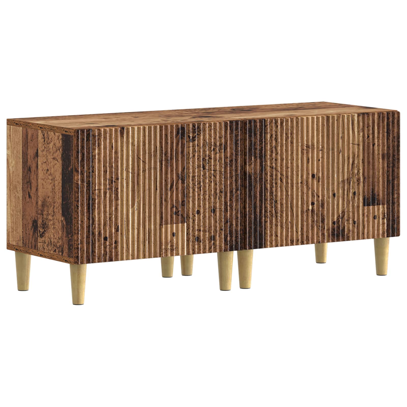 Tv-meubel Oud hout Bewerkt hout