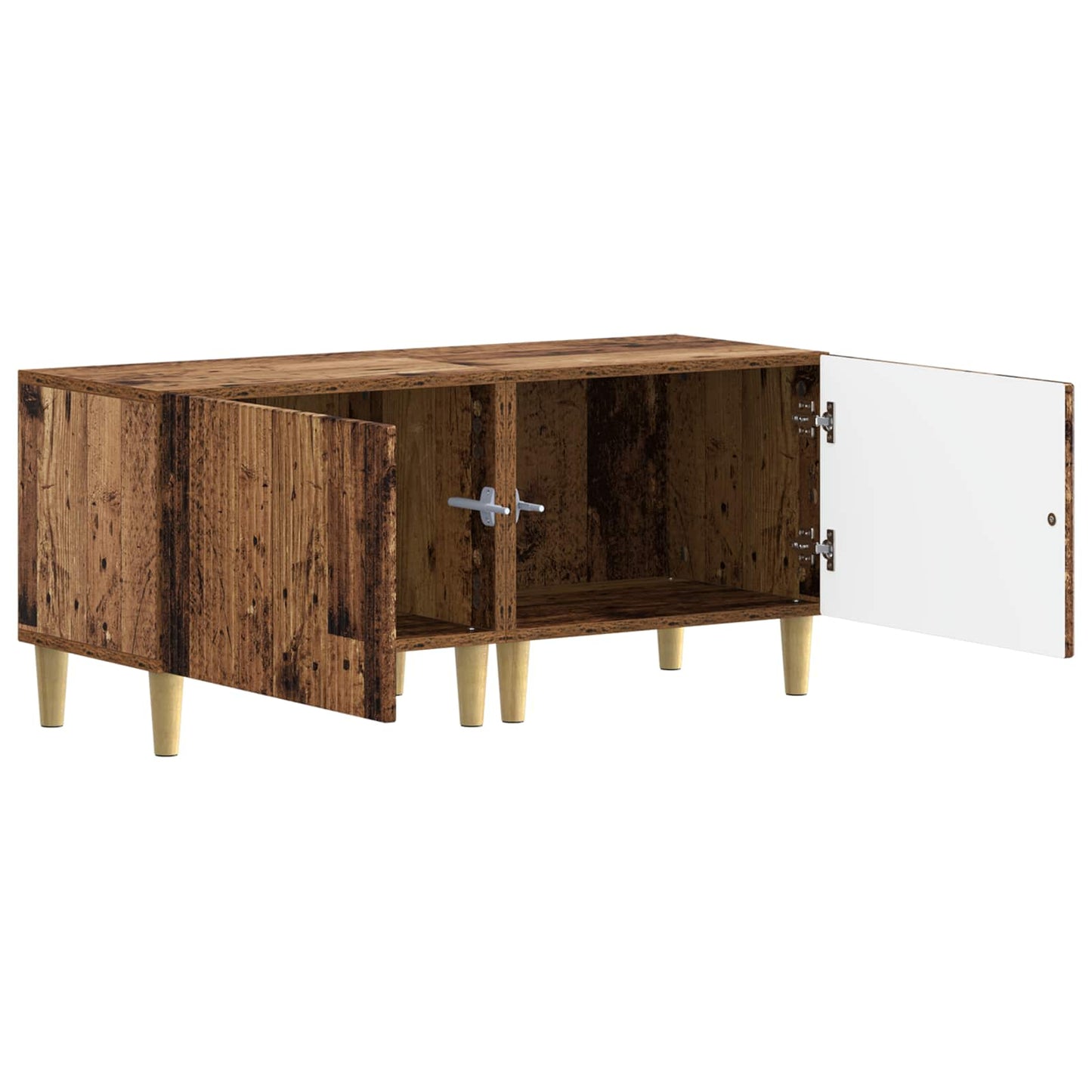 Tv-meubel Oud hout Bewerkt hout