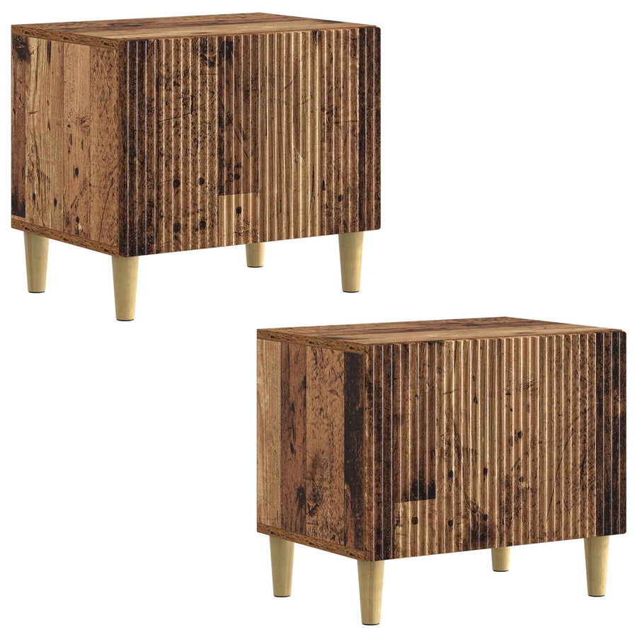 Tv-meubel Oud hout Bewerkt hout